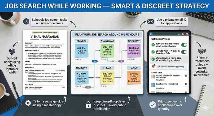 Job Search Strategy When You’re Already Working Full-Time