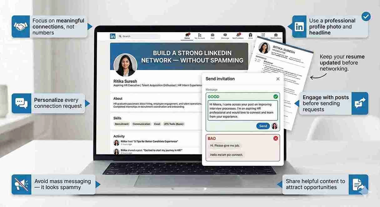 How to Build a Strong LinkedIn Network Without Spamming